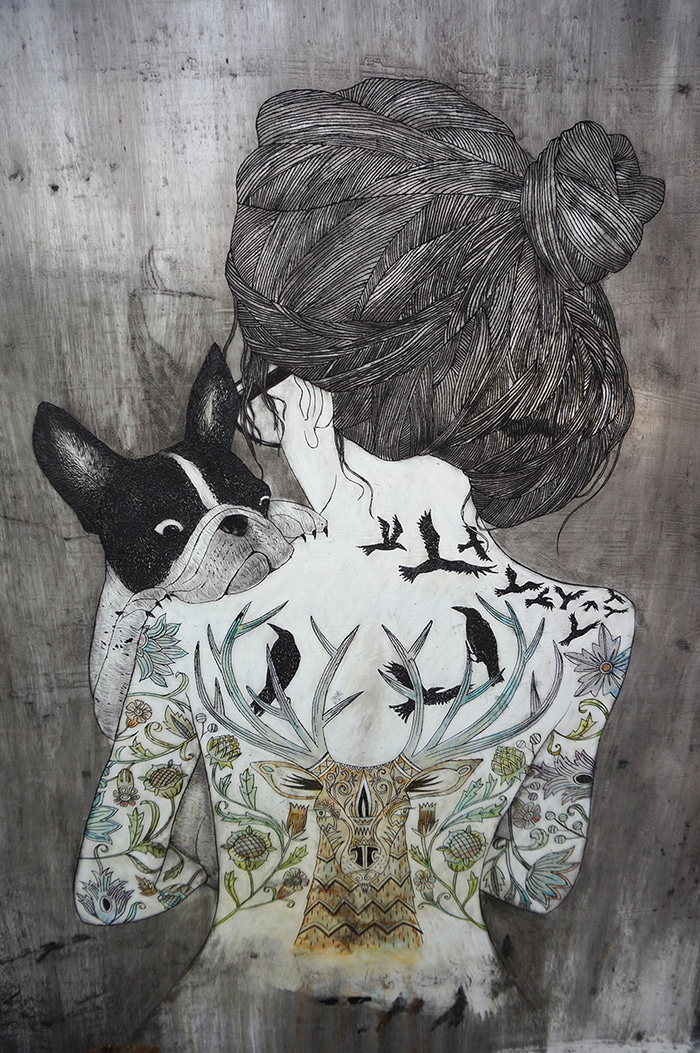 Inked 4 by Jonathan Bentley | Lethbridge Gallery